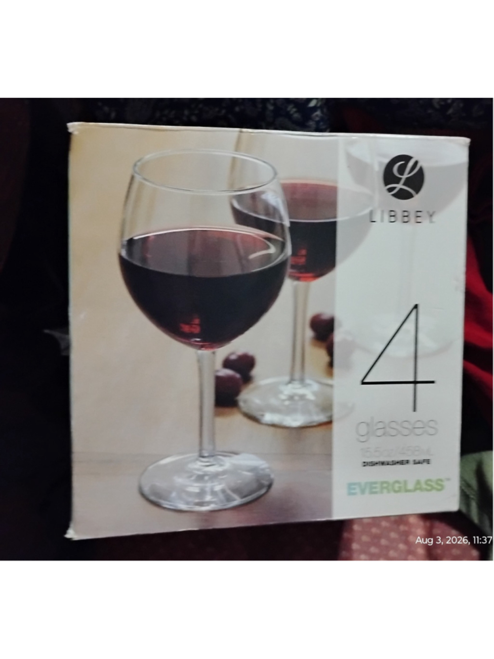 Libbey Classic Glasses 13.5oz Set Of 4 In Original Box
